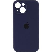 Чохол Silicone Case Full Camera Protective (AA) для Apple iPhone 15 (6.1") – Темно-синій