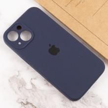 Чохол Silicone Case Full Camera Protective (AA) для Apple iPhone 15 (6.1") – Темно-синій