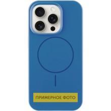Чохол Silicone Case Full Protective (AA) NO LOGO with MagSafe для Apple iPhone 15 (6.1") – Синій