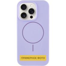 Чохол Silicone Case Full Protective (AA) NO LOGO with MagSafe для Apple iPhone 15 (6.1") – Бузковий