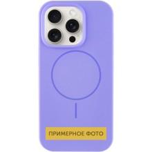 Чохол Silicone Case Full Protective (AA) NO LOGO with MagSafe для Apple iPhone 15 (6.1") – Бузковий