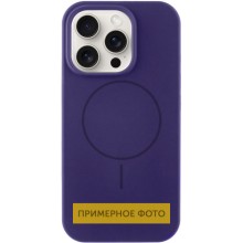 Чохол Silicone Case Full Protective (AA) NO LOGO with MagSafe для Apple iPhone 15 (6.1") – Фіолетовий