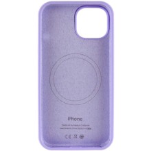 Чехол Silicone Case Full Protective (AA) with MagSafe для Apple iPhone 15 (6.1") – Сиреневый