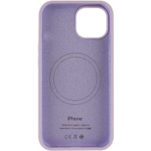 Чохол Silicone Case Full Protective (AA) with MagSafe для Apple iPhone 15 (6.1") – Бузковий