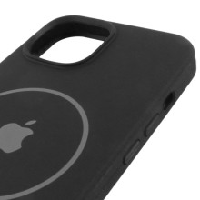 Чохол Silicone Case Full Protective (AA) with MagSafe для Apple iPhone 15 (6.1") – Чорний