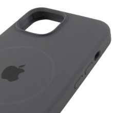 Чохол Silicone Case Full Protective (AA) with MagSafe для Apple iPhone 15 (6.1") – Сірий