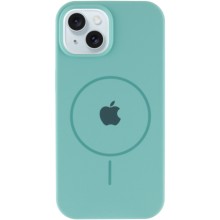 Чохол Silicone Case Full Protective (AA) with MagSafe для Apple iPhone 15 (6.1") – Бірюзовий