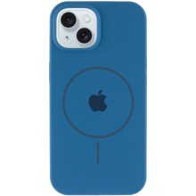 Чохол Silicone Case Full Protective (AA) with MagSafe для Apple iPhone 15 (6.1") – Синій