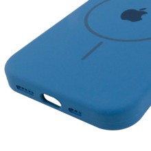 Чохол Silicone Case Full Protective (AA) with MagSafe для Apple iPhone 15 (6.1") – Синій