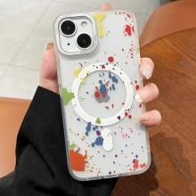 Чехол TPU+PC Flush with MagSafe для Apple iPhone 15 (6.1") – Белый