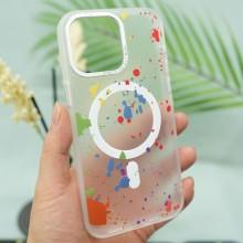 Чехол TPU+PC Flush with MagSafe для Apple iPhone 15 (6.1") – Белый