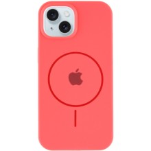 Чохол Silicone Case Full Protective (AA) with MagSafe для Apple iPhone 15 (6.1") – Кавуновий