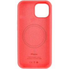 Чохол Silicone Case Full Protective (AA) with MagSafe для Apple iPhone 15 (6.1") – Кавуновий