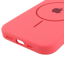 Чохол Silicone Case Full Protective (AA) with MagSafe для Apple iPhone 15 (6.1") – Кавуновий