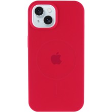 Чохол Silicone Case Full Protective (AA) with MagSafe для Apple iPhone 15 (6.1") – Червоний