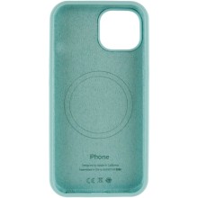 Чохол Silicone Case Full Protective (AA) with MagSafe для Apple iPhone 15 (6.1") – Бірюзовий