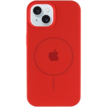 Чохол Silicone Case Full Protective (AA) with MagSafe для Apple iPhone 15 (6.1") – Червоний