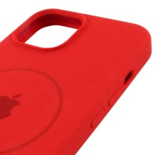 Чохол Silicone Case Full Protective (AA) with MagSafe для Apple iPhone 15 (6.1") – Червоний