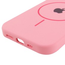 Чохол Silicone Case Full Protective (AA) with MagSafe для Apple iPhone 15 (6.1") – Рожевий