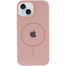 Чохол Silicone Case Full Protective (AA) with MagSafe для Apple iPhone 15 (6.1") – Рожевий