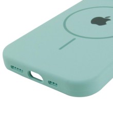 Чохол Silicone Case Full Protective (AA) with MagSafe для Apple iPhone 15 (6.1") – Бірюзовий