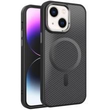 Чохол TPU+PC Carbon Mirage with MagSafe для Apple iPhone 15 (6.1")