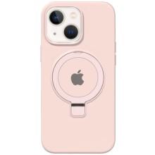 Чохол Silicone Case Full Protective with Ring для Apple iPhone 15 (6.1") – Рожевий