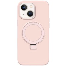 Чехол Silicone Case Full Protective NO LOGO with Ring для Apple iPhone 15 (6.1") – Розовый