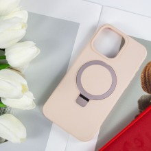 Чехол Silicone Case Full Protective NO LOGO with Ring для Apple iPhone 15 (6.1") – Розовый