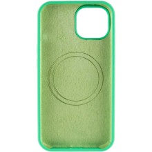 Чохол Silicone Case Full Protective (AA) with MagSafe для Apple iPhone 15 (6.1") – Зелений