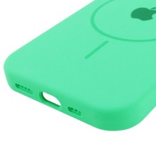 Чохол Silicone Case Full Protective (AA) with MagSafe для Apple iPhone 15 (6.1") – Зелений
