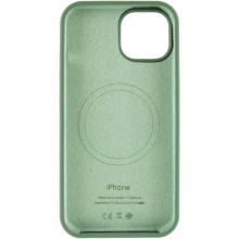 Чохол Silicone Case Full Protective (AA) with MagSafe для Apple iPhone 15 (6.1") – Зелений