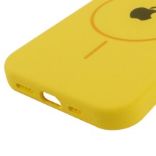 Чохол Silicone Case Full Protective (AA) with MagSafe для Apple iPhone 15 (6.1") – Жовтий