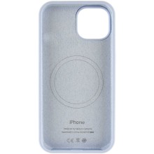Чохол Silicone Case Full Protective (AA) with MagSafe для Apple iPhone 15 (6.1") – Блакитний