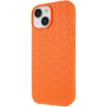 Чохол TPU Weaving для Apple iPhone 15 (6.1") – Помаранчевий