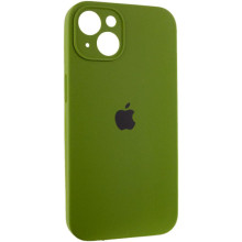 Чохол Silicone Case Full Camera Protective (AA) для Apple iPhone 15 (6.1") – Зелений