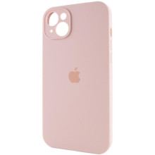 Чохол Silicone Case Full Camera Protective (AA) для Apple iPhone 15 (6.1") – Рожевий