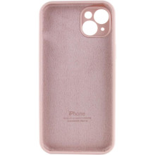 Чохол Silicone Case Full Camera Protective (AA) для Apple iPhone 15 (6.1") – Рожевий