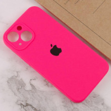 Чохол Silicone Case Full Camera Protective (AA) для Apple iPhone 15 (6.1") – Рожевий