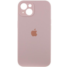 Чехол Silicone Case Full Camera Protective (AA) для Apple iPhone 15 (6.1") – Розовый