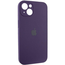 Чехол Silicone Case Full Camera Protective (AA) для Apple iPhone 15 (6.1") – Фиолетовый