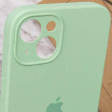 Чохол Silicone Case Full Camera Protective (AA) для Apple iPhone 15 (6.1") – Зелений