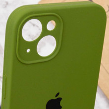Чохол Silicone Case Full Camera Protective (AA) для Apple iPhone 15 (6.1") – Зелений
