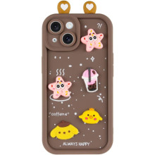 Чехол TPU Toys Case with Ears для Apple iPhone 15 (6.1")