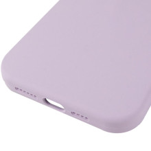Чохол Silicone Case (AA) Logo with MagSafe для Apple iPhone 15 (6.1") – Бузковий