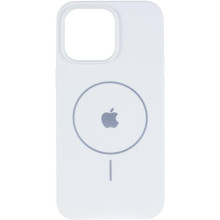 Чехол Silicone Case Full Protective (AA) V2 with MagSafe для Apple iPhone 15 (6.1") – Белый