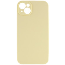 Чохол Silicone Case Full Camera Protective (AA) NO LOGO для Apple iPhone 15 (6.1") (Жовтий)