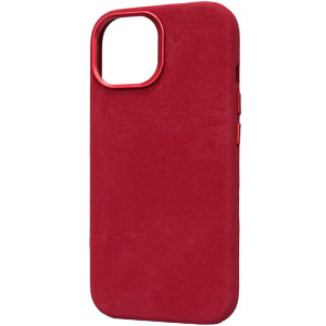 Чехол Denim with MagSafe для Apple iPhone 15 (6.1") – Красный