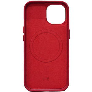 Чехол Denim with MagSafe для Apple iPhone 15 (6.1") – Красный