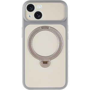 Чохол Ummi Full Camera with Magnetic Fit HQ Ring для Apple iPhone 15 (6.1") – Сірий